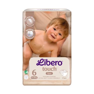 【麗貝樂】touch 嬰兒黏貼紙尿褲6號（XL27x4包／箱) 新包