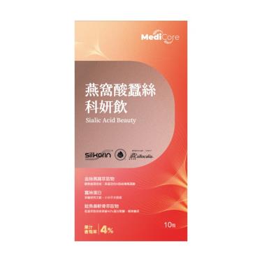 【MediCore】燕窩酸蠶絲科妍飲(10包/盒)