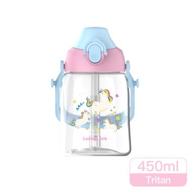 【樂扣樂扣】兒童背帶水壺450ml（獨角獸）