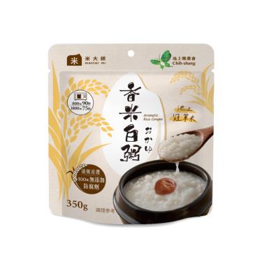 【MasterMi米大師】池上香米白粥(350g/包)常溫粥