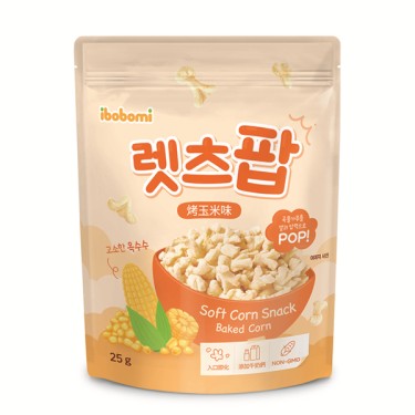 【ibobomi】玉米花(25g/包)烤玉米味