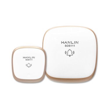 【HANLIN漢電】按鈕自發電聲光警示門鈴/求救鈴-廠送直送