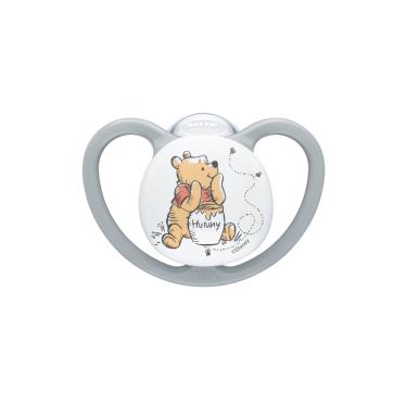 【德國NUK】PM AIR迪士尼超透氣矽膠安撫奶嘴-6-18m（灰）
