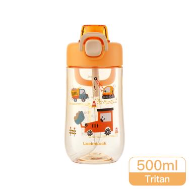 【樂扣樂扣】兒童水壺 500ml（車車橘）