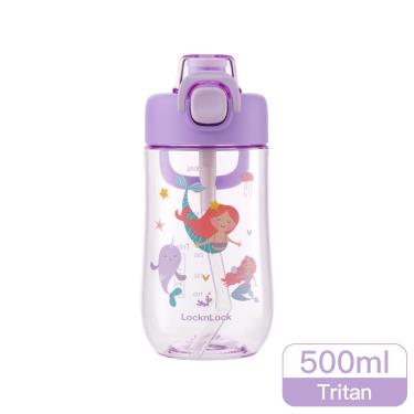 【樂扣樂扣】兒童水壺500ml（美人魚紫）