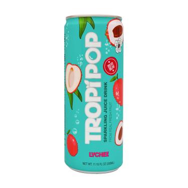 【Tropipop】荔枝風味氣泡飲（330ml）