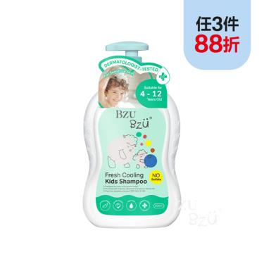 （任3件88折）【BZU BZU】清爽涼感兒童洗髮精-600ml