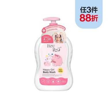 （任3件88折）【BZU BZU】快樂女孩沐浴露-600ml