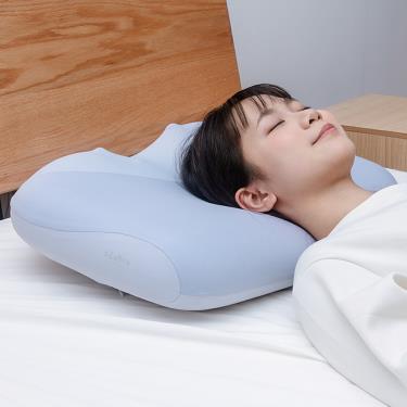 【3ZeBra】海浪枕-按摩睡眠兩用枕(晨霧藍) 廠商直送