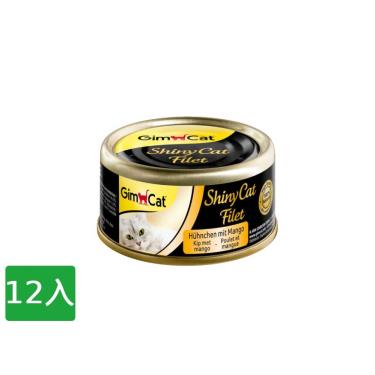 【Gimpet 竣寶】經典貓罐-雞肉+芒果 70g（12入組）