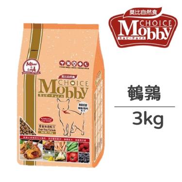 【Mobby 莫比】愛貓無穀配方鵪鶉3kg（效期日2024/10/26）