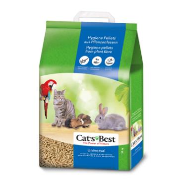 CAT'S BEST凱優 藍標粗粒木屑砂11kg-20L(貓砂)
