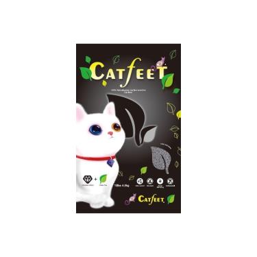 CatFeet黑鑽貓砂活性碳+綠茶10LB/4.5KG