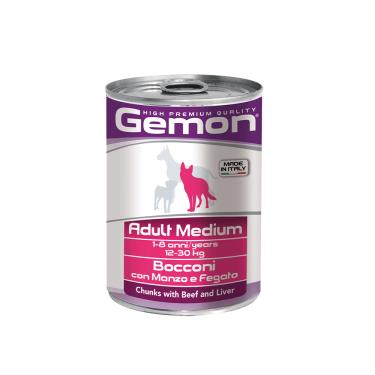 GEMON啟蒙 犬主食罐-牛肉+肝415g