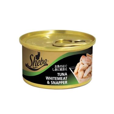 SHEBA金罐-白身鮪魚+鯛魚湯汁85g