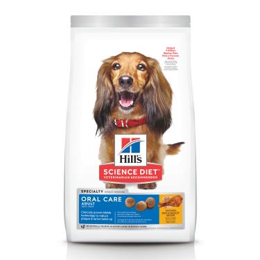 Hills 希爾思 成犬口腔保健雞肉米與大麥1.81kg