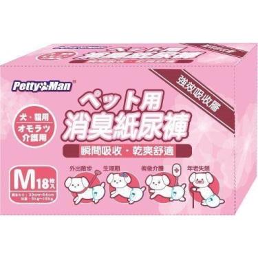 【Petty Man】強效吸收寵物紙尿褲M18枚