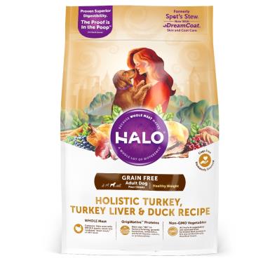 HALO 成犬燉食低脂火雞肉燉鴨肉鷹嘴豆2磅