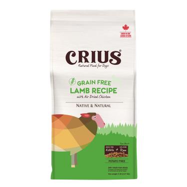 【CRIUS 克瑞斯】犬無榖飼料-羊肉鮮肉塊5lb