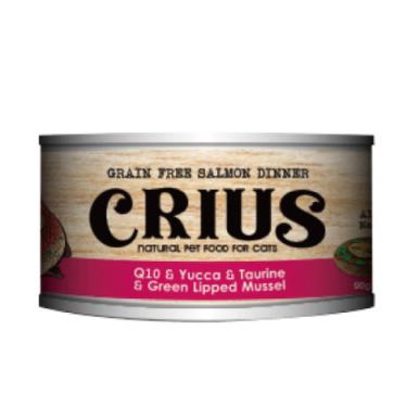 【CRIUS 克瑞斯】貓用無穀機能主食罐-野生鮭90g