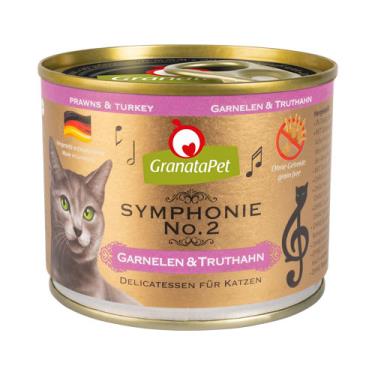 德國Granatapet葛蕾特 交響樂貓罐-鮮蝦+火雞200g