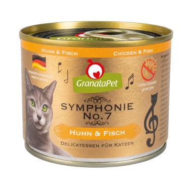 【德國Granatapet葛蕾特】交響樂貓罐-七章雞肉+魚肉200g