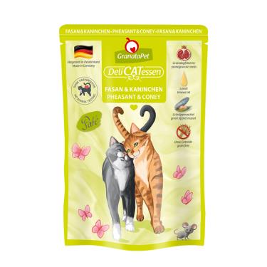 德國Granatapet葛蕾特 精緻貓餐包-雉雞+兔肉85g