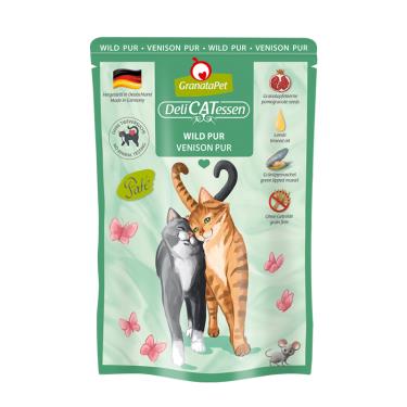 德國Granatapet葛蕾特 精緻貓餐包-純鹿肉85g