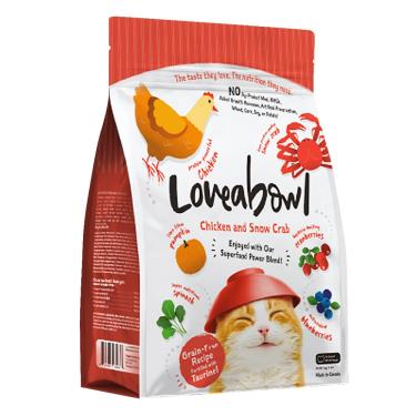 Loveabowl囍碗 貓糧-雞肉+雪蟹1kg