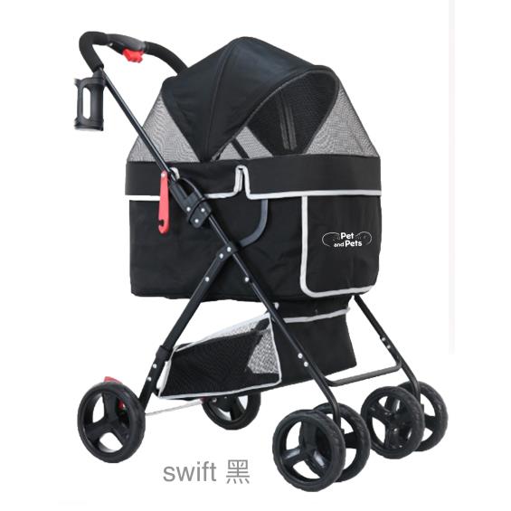 【喵旺家族】Swift輕量推車 黑（廠商直送）