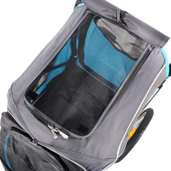 【IBIYAYA】二代兩用推/拖車2.0進化版-莓果藍FS2130-B（廠商直送） 寵物推車