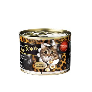 歐卡尼 貓主食罐-火雞+鵪鶉+鮭魚油200g