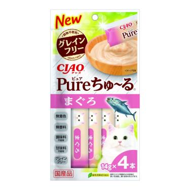 CIAO PURE啾嚕肉泥-鮪魚14g*4入/包 日本製