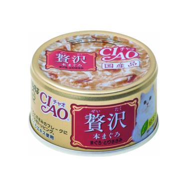 【CIAO】豪華精選罐-鮪魚+雞肉80g