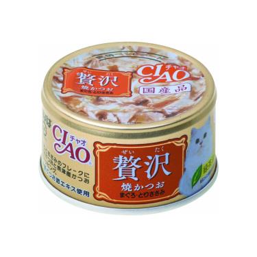 【CIAO】豪華精選罐-鰹魚+鮪魚+雞肉80g
