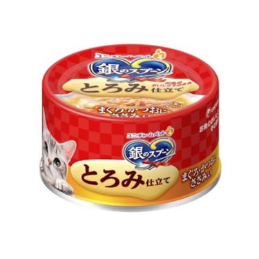【Unicharm Pet銀湯匙】貓罐-濃郁鮪魚鰹魚雞胸70g