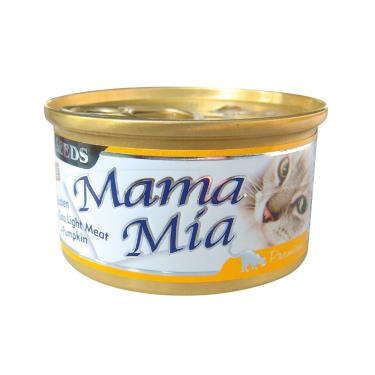 【Seeds 聖萊西】惜時  MAMAMIA貓餐罐-雞肉+鮪魚+南瓜85g + -單一規格