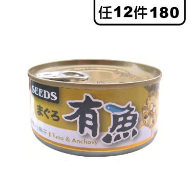 惜時 SEEDS 有魚貓餐罐-鮪魚+小魚干170g