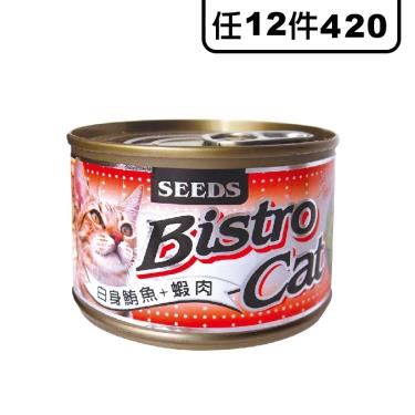 惜時 SEEDS 特級銀貓大罐-白身鮪魚+蝦肉170g