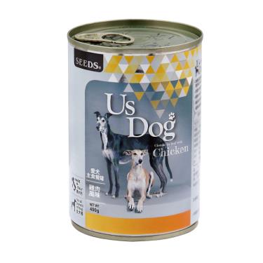 【Seeds 聖萊西】惜時 UsDog義大利犬主食罐-雞肉400g