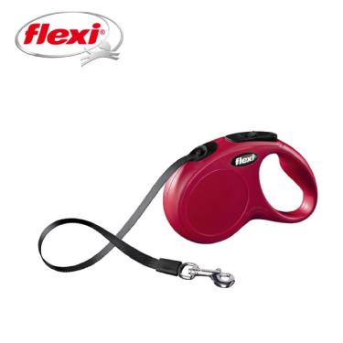 Flexi飛萊希進化帶狀伸縮牽繩-紅S