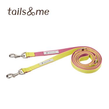 【尾巴與我】尼龍帶多功能標準款牽繩-紫檸S