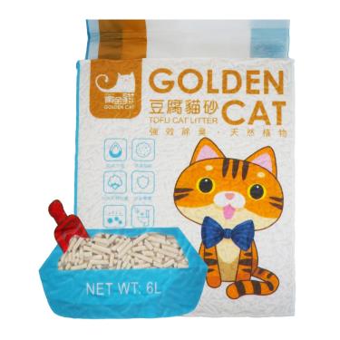 黃金貓豆腐貓砂2mm原味6L