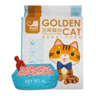黃金貓豆腐貓砂2mm水蜜6L