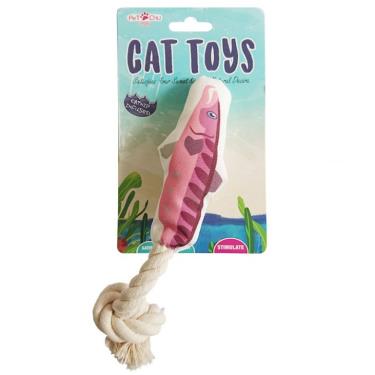 沛啾-結繩貓草玩具鯖魚拉拉