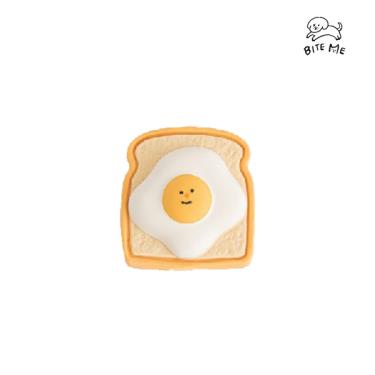 (絕版優惠)【BiteMe】 寵物乳膠玩具-蛋蛋吐司