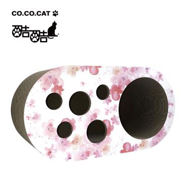 Cococat酷酷貓 貓抓板-花洞洞樂