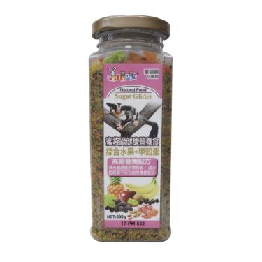【Petty Man】蜜袋鼯健康食綜合水果+甲殼390g