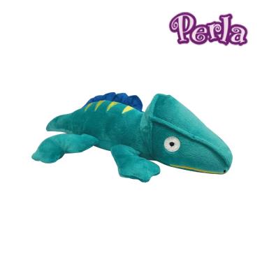 Perlapets 普樂菓 寵物造型玩具-藍綠蜥蜴
