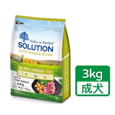 【耐吉斯】超級無穀系列-成犬羊肉配方大顆粒3kg（效期日2024/12/05）